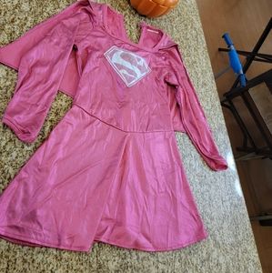 Halloween lil girl Super girl Costume